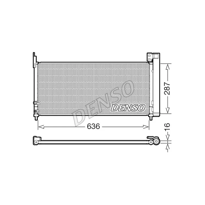 Condenseur, climatisation DENSO DCN50122