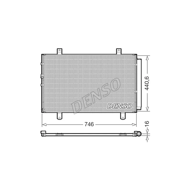 Condenseur, climatisation DENSO DCN50127
