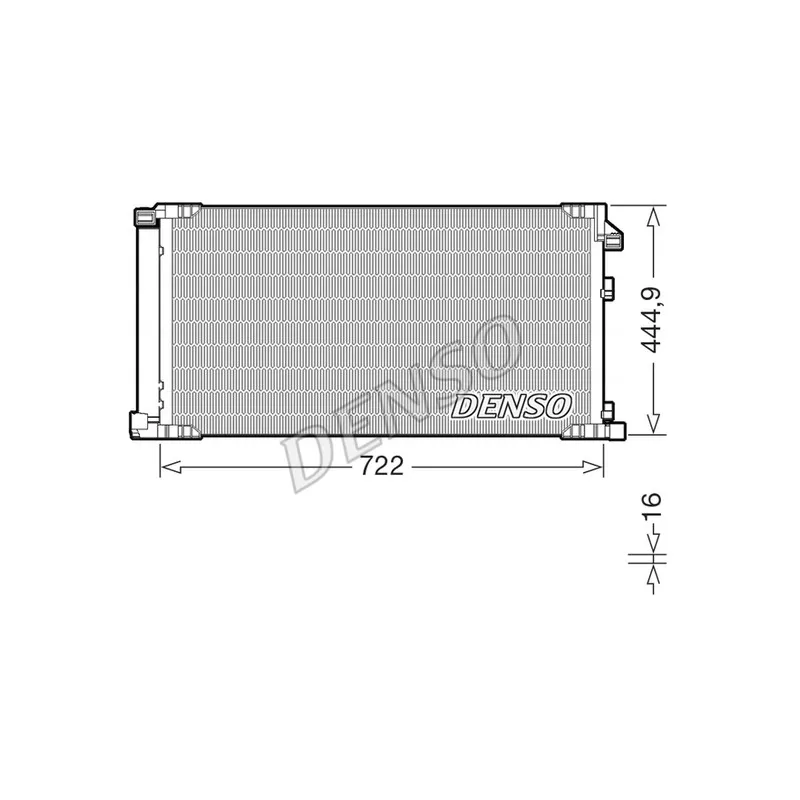 Condenseur, climatisation DENSO DCN51019
