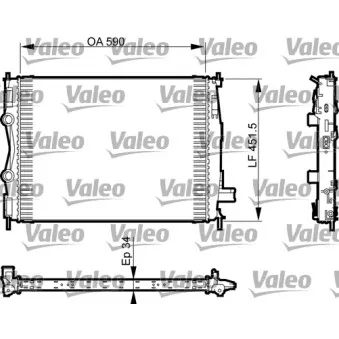 Radiateur, refroidissement du moteur VALEO