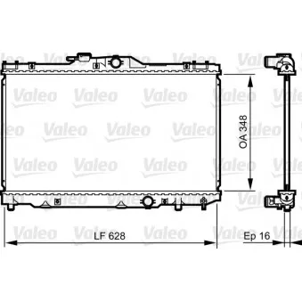 Radiateur, refroidissement du moteur VALEO 735415