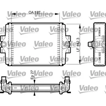 Radiateur, refroidissement du moteur VALEO