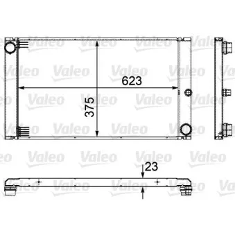 Radiateur, refroidissement du moteur VALEO 735475