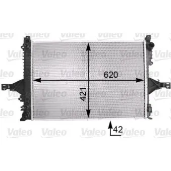 Radiateur, refroidissement du moteur VALEO 735490