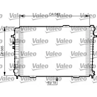 Radiateur, refroidissement du moteur VALEO 735500