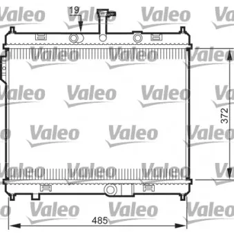 Radiateur, refroidissement du moteur VALEO
