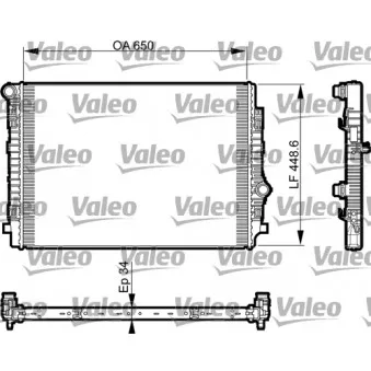 Radiateur, refroidissement du moteur VALEO 735549