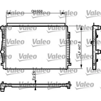 Radiateur, refroidissement du moteur VALEO 735559