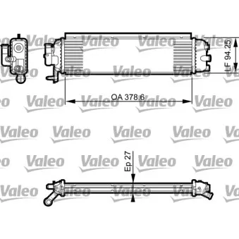 Radiateur, refroidissement du moteur VALEO 735561