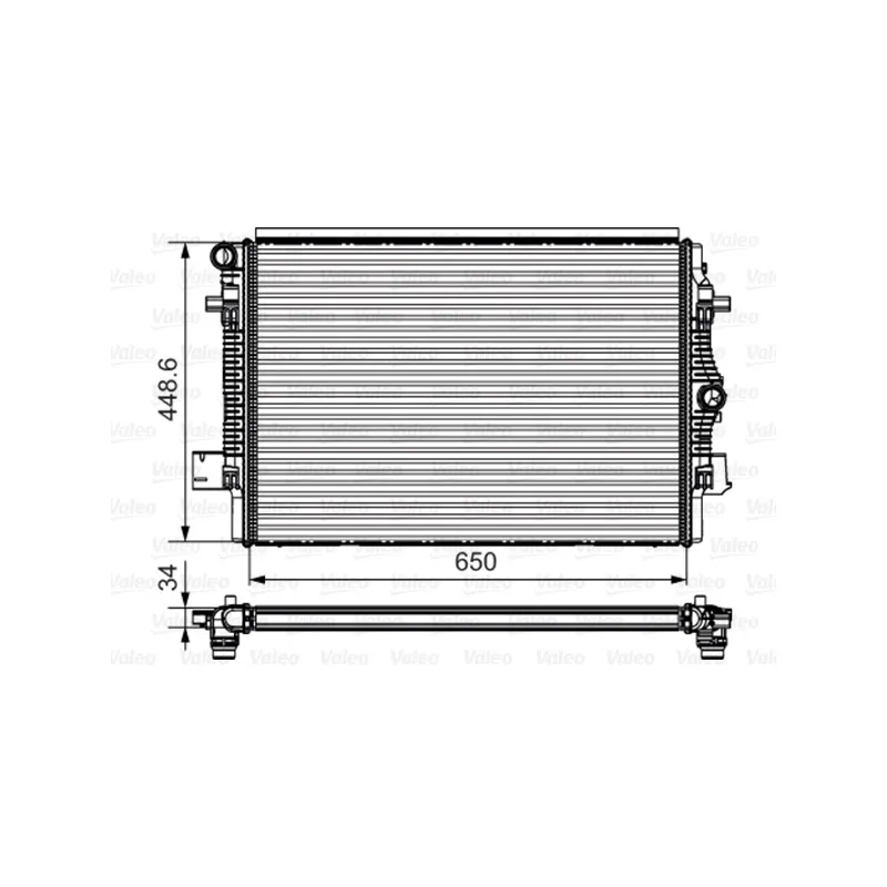 Radiateur, refroidissement du moteur VALEO 735622