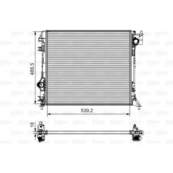 Radiateur, refroidissement du moteur VALEO