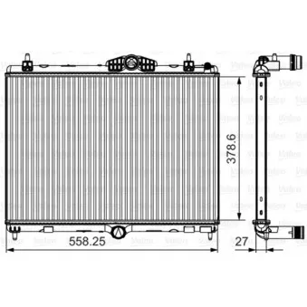 Radiateur, refroidissement du moteur VALEO 735631