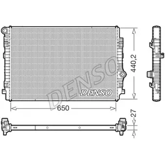 Radiateur, refroidissement du moteur DENSO DRM02046