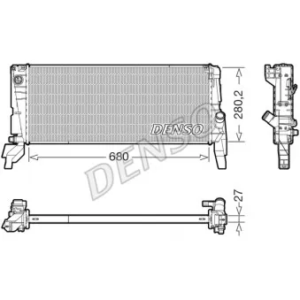 Radiateur, refroidissement du moteur DENSO