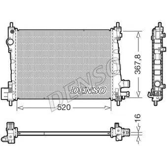Radiateur, refroidissement du moteur DENSO