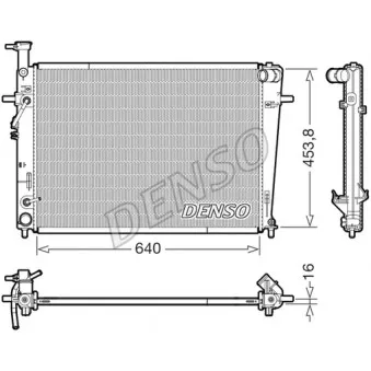 Radiateur, refroidissement du moteur DENSO DRM41029