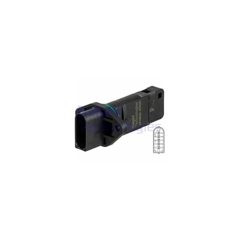 Débitmètre de masse d'air DELPHI AF10623-12B1