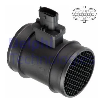 Débitmètre de masse d'air DELPHI AF10698-12B1
