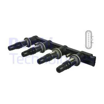 Bobine d'allumage DELPHI CE01840-12B1A