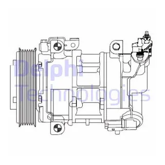 Compresseur, climatisation DELPHI CS20325