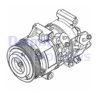 Compresseur, climatisation DELPHI CS20495