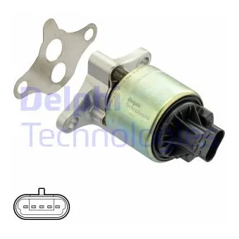 Vanne EGR DELPHI EG10397-12B1