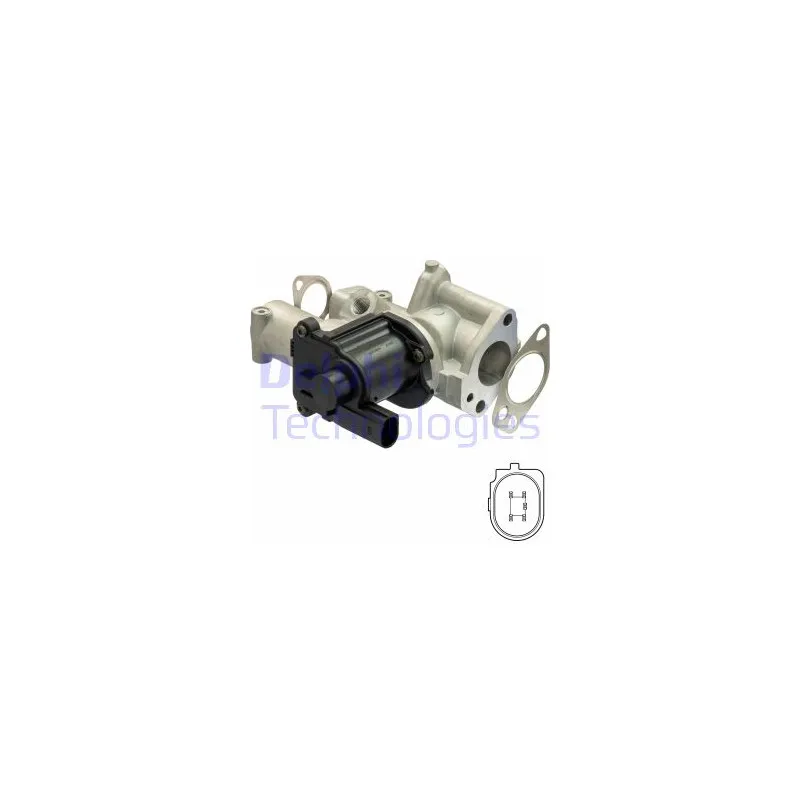 Vanne EGR DELPHI EG10509-12B1