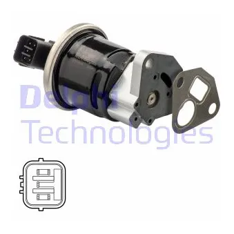 Vanne EGR DELPHI EG10519-12B1