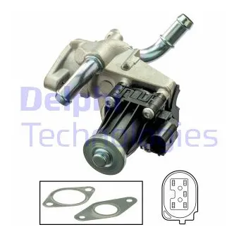 Vanne EGR DELPHI EG10551-12B1