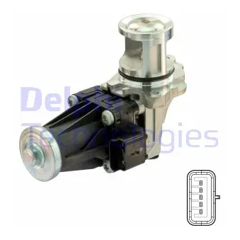 Vanne EGR DELPHI EG10585-12B1