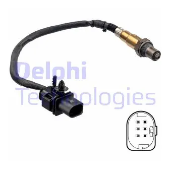 Sonde lambda DELPHI ES21268-12B1