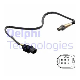 Sonde lambda DELPHI ES21322-12B1