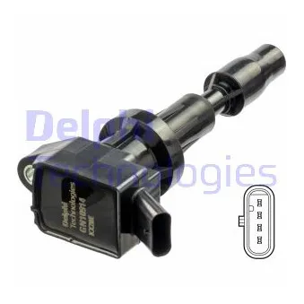 Bobine d'allumage DELPHI GN10914-12B1