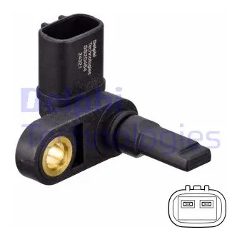 Capteur, vitesse de roue DELPHI SS20464