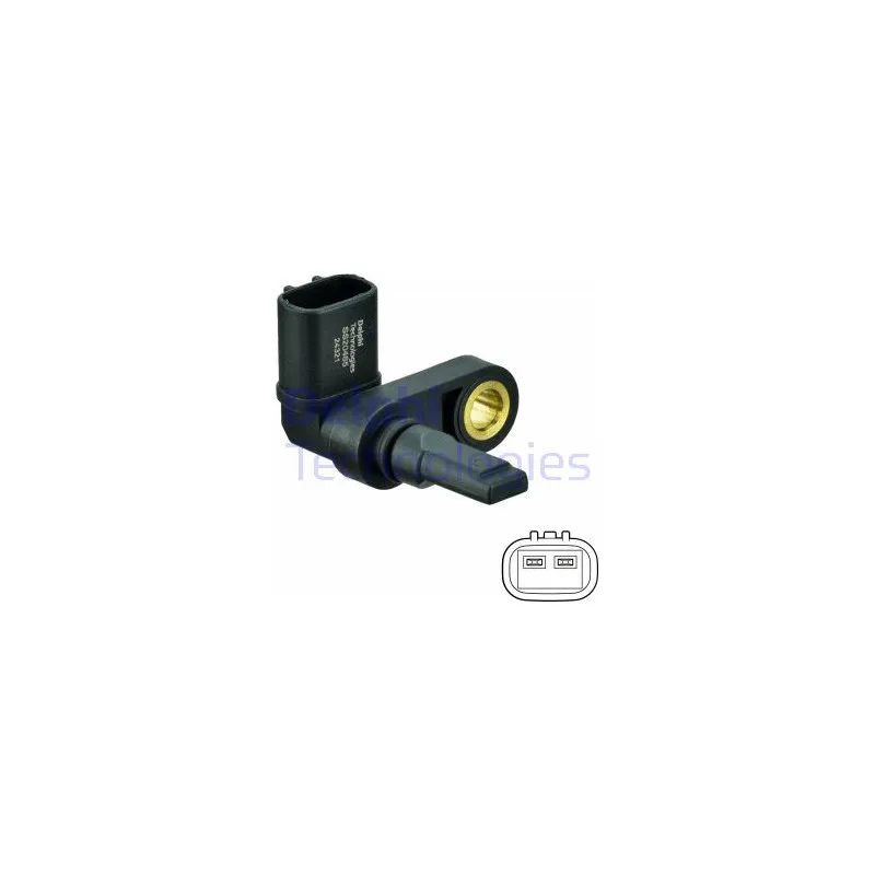 Capteur, vitesse de roue DELPHI SS20465