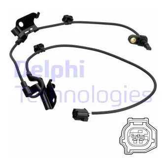 Capteur, vitesse de roue DELPHI SS20466