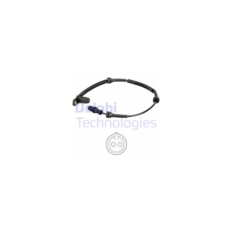 Capteur, vitesse de roue DELPHI SS20574