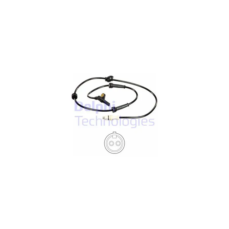 Capteur, vitesse de roue DELPHI SS20577