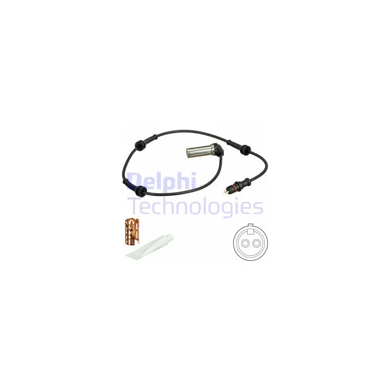 Capteur, vitesse de roue DELPHI SS20627