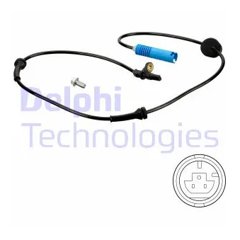 Capteur, vitesse de roue DELPHI