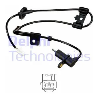 Capteur, vitesse de roue DELPHI SS20631