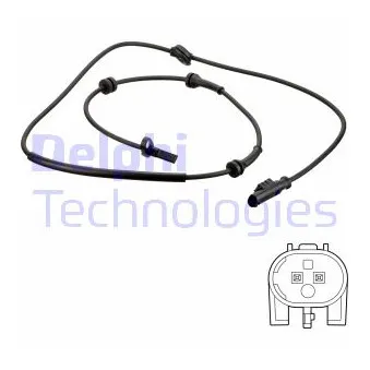 Capteur, vitesse de roue DELPHI SS20639