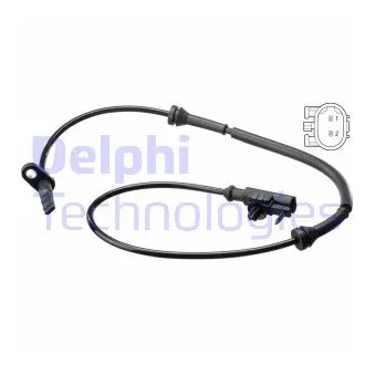 Capteur, vitesse de roue DELPHI SS20678