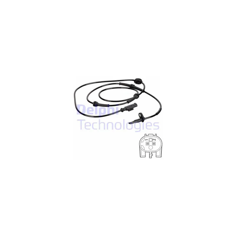 Capteur, vitesse de roue DELPHI SS20711