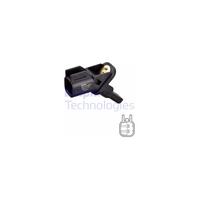 Capteur, vitesse de roue DELPHI SS20743