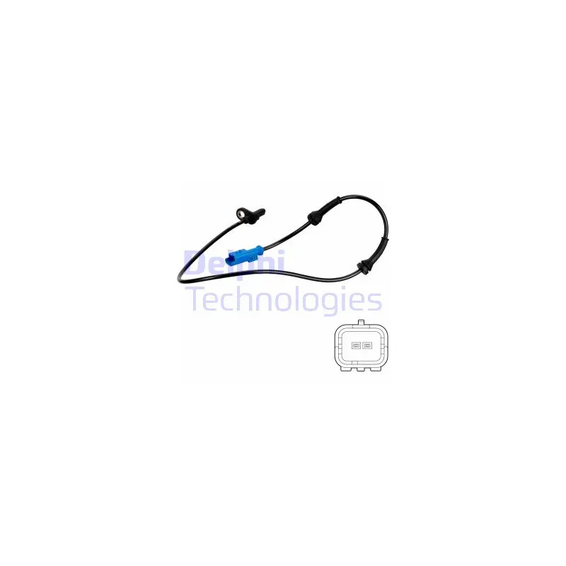 Capteur, vitesse de roue DELPHI SS20744