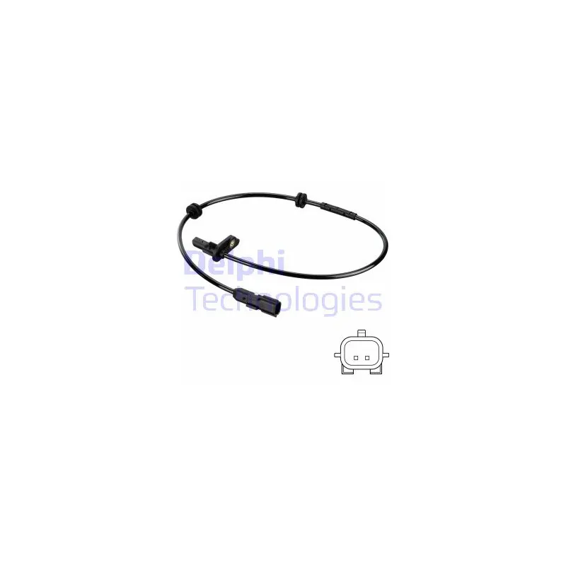 Capteur, vitesse de roue DELPHI SS20747