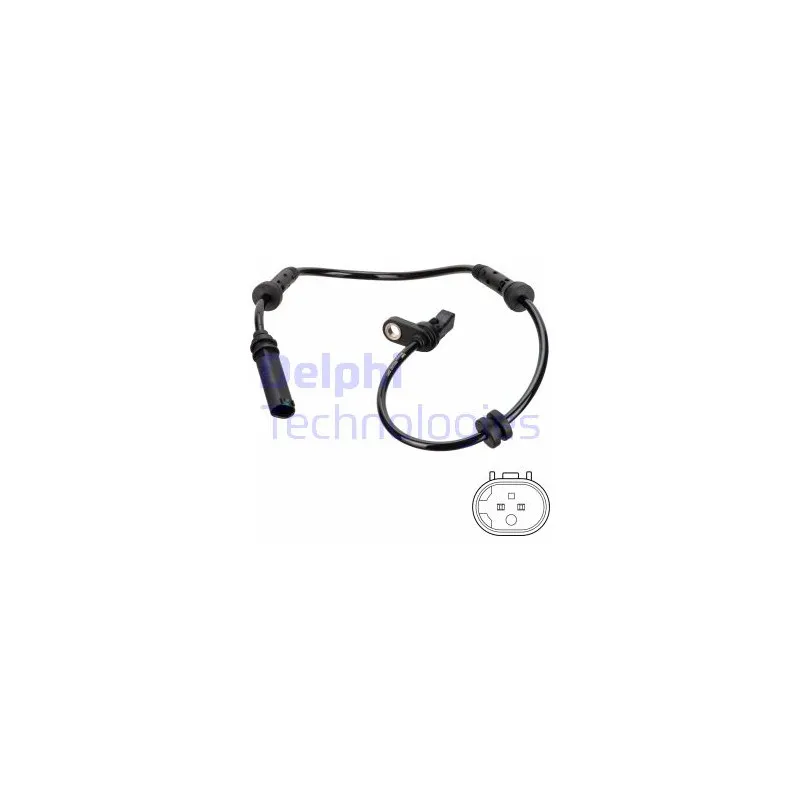 Capteur, vitesse de roue DELPHI SS20757