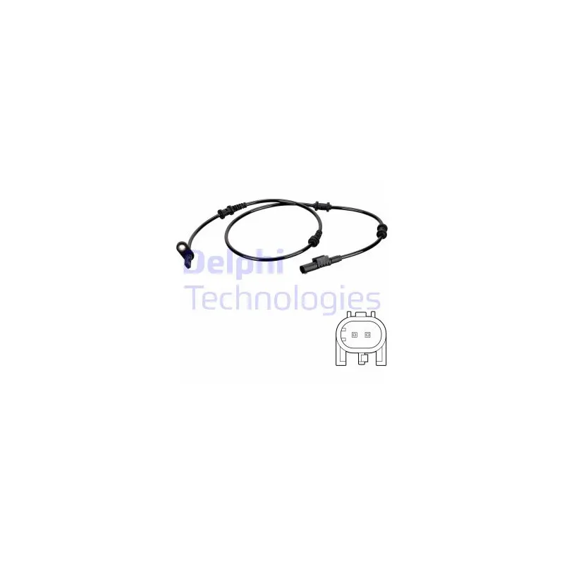 Capteur, vitesse de roue DELPHI SS20759