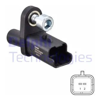 Capteur, vitesse de roue DELPHI SS20760